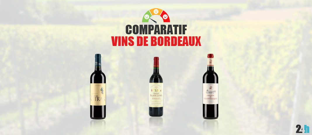 comparatif meilleurs vins bordeaux