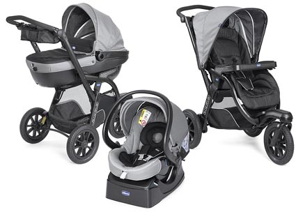 poussette trio chicco pas cher
