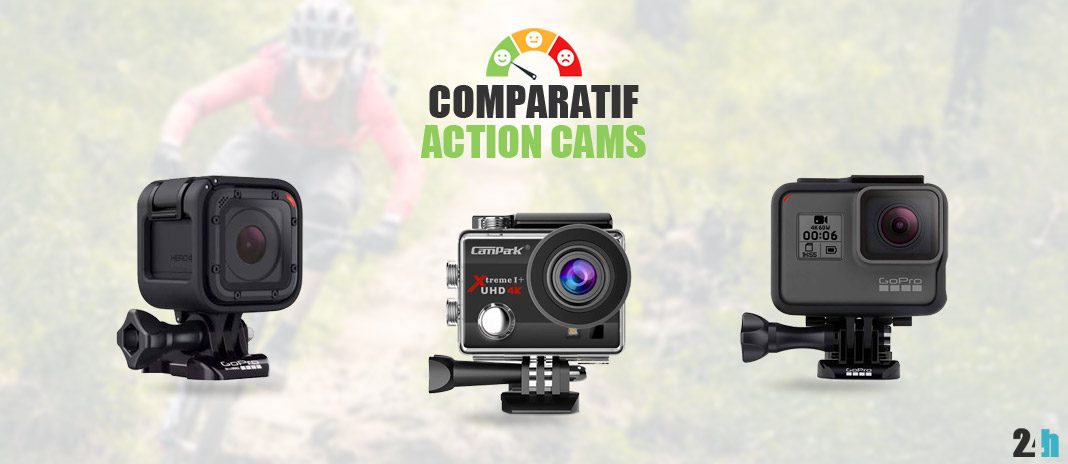 comparatif action cams gopro