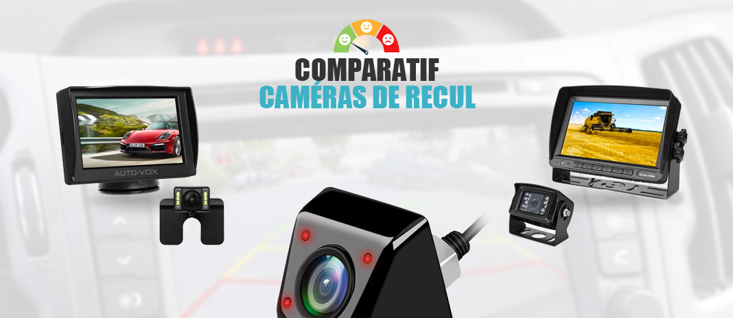 CAMECHO Universelle Caméra de recul pour Voiture IP68 étanche 12 LED HD Vision Nocturne CCD Grand Angle 170° Caméra de Voiture