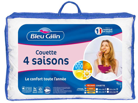 couette bleu calin